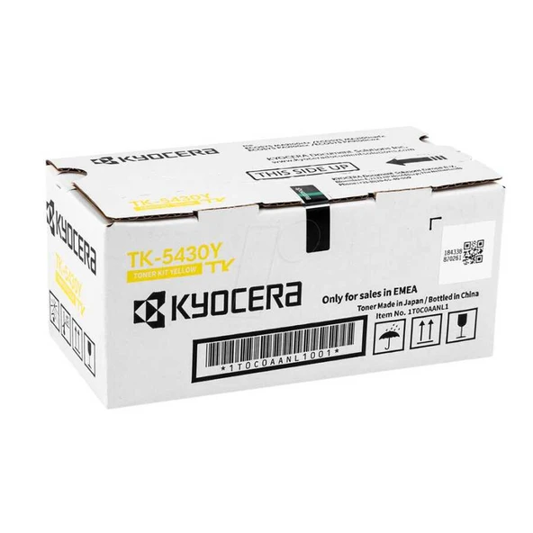 Kyocera TK-5430Y 1T0C0AANL1 Sarı Orijinal Standart Kapasiteli Toner ürün görseli