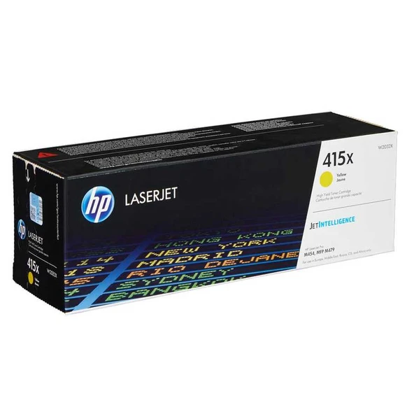 Hp 415X-W2032X Sarı Yüksek Kapasiteli Orijinal Toner ürün görseli