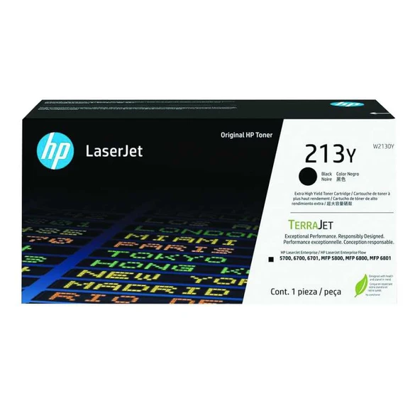 Hp 213Y-W2130Y Siyah Orijinal Toner Ekstra Yüksek Kapasiteli ürün görseli