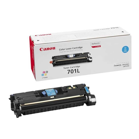 Canon CRG-701LC-9290A003 Açık Mavi Orijinal Toner - Resim 2