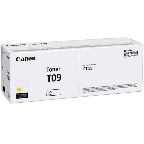 Canon T09-3017C006 Sarı Orijinal Toner ürün görseli