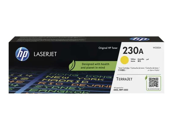 Hp 230A-W2302A Sarı Orijinal Toner ürün görseli