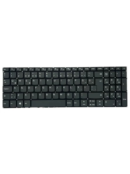 Lenovo Uyumlu IdeaPad 3 15ADA05 81W1000DTX Klavye Füme TR Power Tuşlu Versiyon - 2