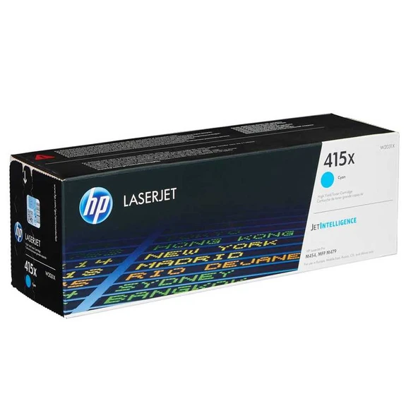Hp 415X-W2031X Mavi Yüksek Kapasiteli Orijinal Toner ürün görseli