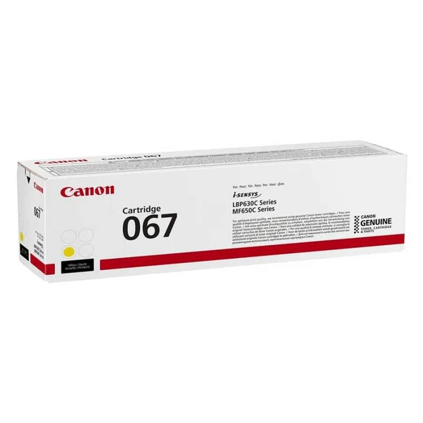 Canon CRG-067-5099C002 Sarı Orijinal Toner - Resim 2