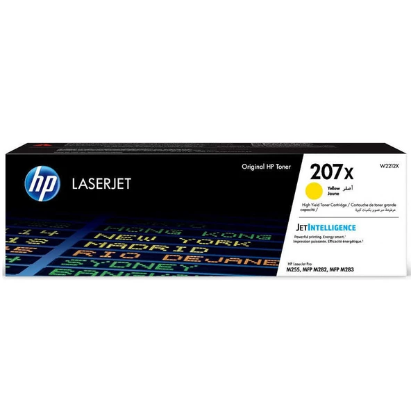 Hp 207X-W2212X Sarı Yüksek Kapasiteli Orijinal Toner - Resim 2