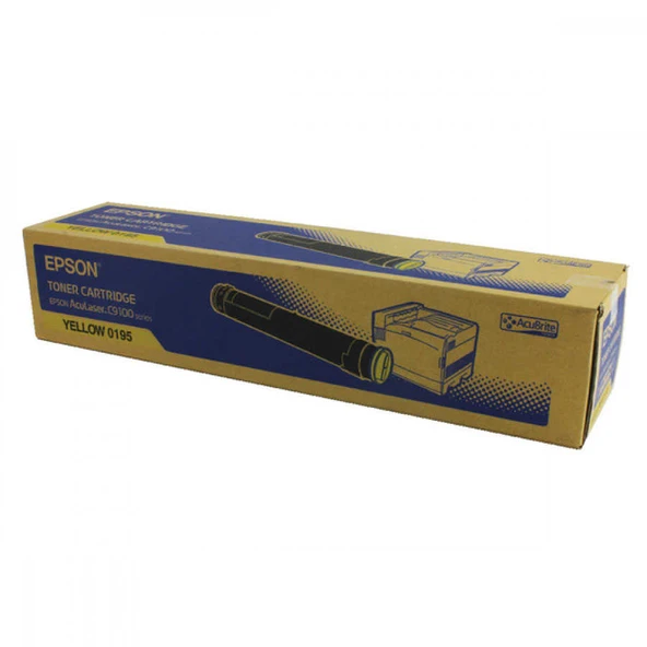 Epson C9100-C13S050195 Sarı Orijinal Toner - Resim 2
