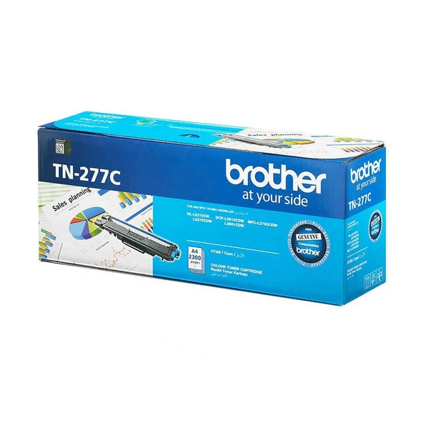 Brother TN-277 Mavi Yüksek Kapasiteli Orijinal Toner ürün görseli