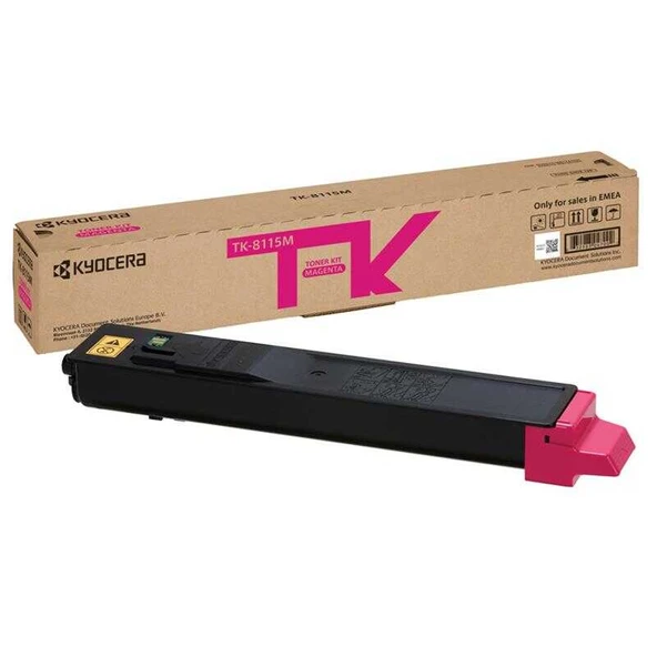 Kyocera TK-8115-1T02P3BNL0 Kırmızı Orijinal Toner - Resim 2