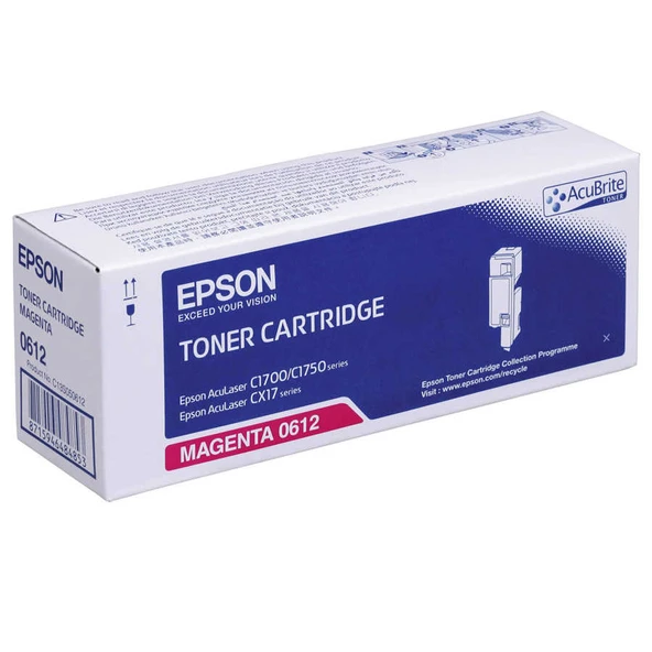 Epson CX-17-C13S050612 Kırmızı Yüksek Kapasiteli Orijinal Toner - Resim 2