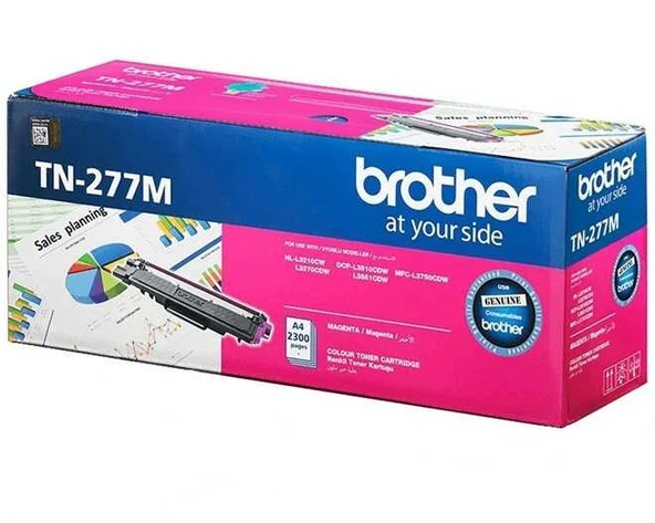 Brother TN-277 Kırmızı Yüksek Kapasiteli Orijinal Toner ürün görseli 1
