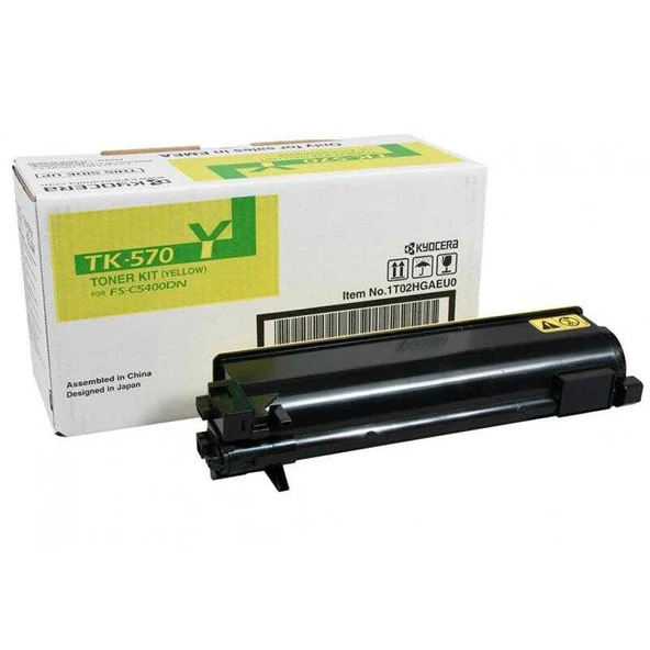 Kyocera TK-570-1T02HGAEU0 Sarı Orijinal Toner - Resim 2