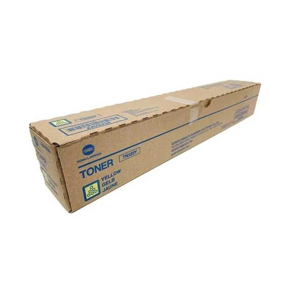 Konica Minolta TN-328Y-AAV8250 Sarı Orijinal Toner ürün görseli