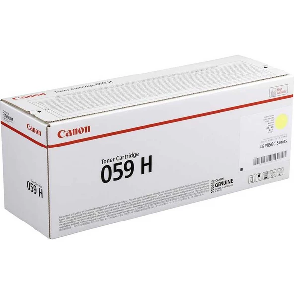 Canon CRG-059H-3624C001 Sarı Orijinal Toner ürün görseli