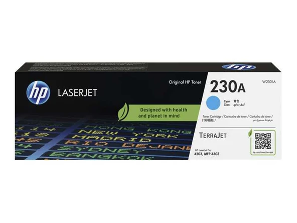 Hp 230A-W2301A Mavi Orijinal Toner ürün görseli