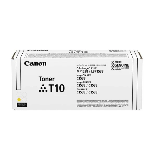 Canon T10-4563C001 Sarı Orijinal Toner ürün görseli