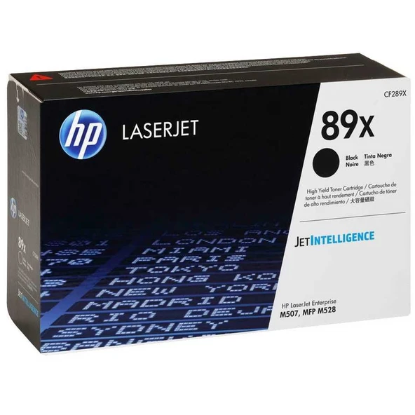 Hp 89X-CF289X Yüksek Kapasiteli Orijinal Toner ürün görseli 1