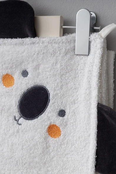 Bebitof %100 Pamuk Koala Desenli Bebek Bornoz Seti BBTF.BYZ.30047 - 4