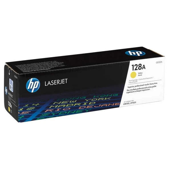 Hp 128A-CE322A Sarı Orijinal Toner ürün görseli