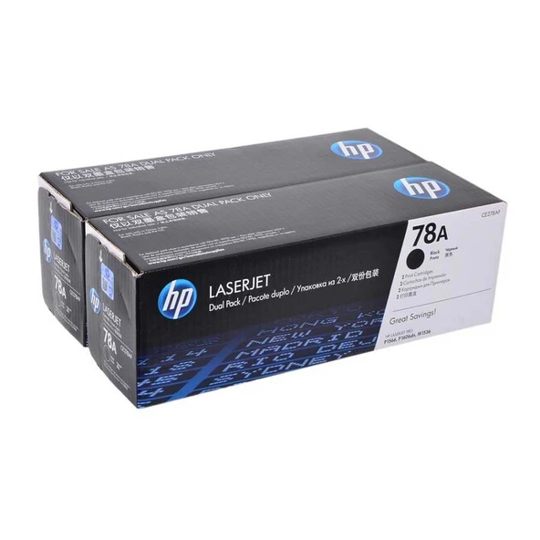 Hp 78A-CE278AF Orijinal Toner İkili Paket ürün görseli