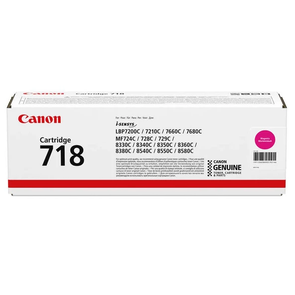 Canon CRG-718-2660B002 Kırmızı Orijinal Toner ürün görseli