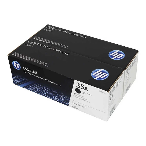 Hp 35A-CB435AF Orijinal Toner İkili Paket ürün görseli