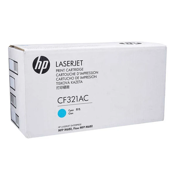 Hp 653A-CF321AC Mavi Orijinal Toner - Resim 2