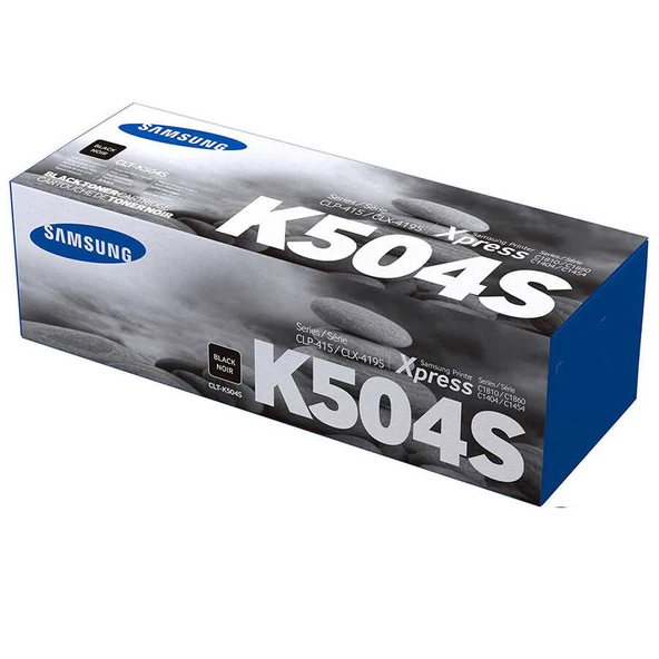 Samsung CLT-K504S-Hp SU162A Siyah Orijinal Toner - Resim 2