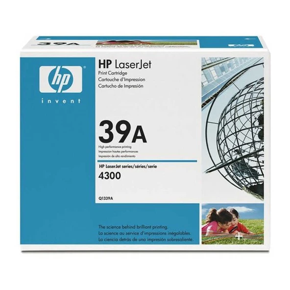 Hp 39A-Q1339A Siyah Orijinal Toner-Mavi Kutu ürün görseli