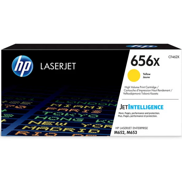 Hp 656X-CF462X Sarı Yüksek Kapasiteli Orijinal Toner ürün görseli 1