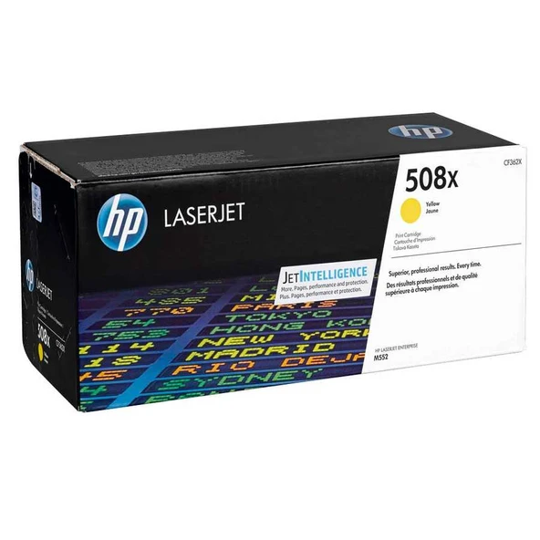 Hp 508X-CF362X Sarı Yüksek Kapasiteli Orijinal Toner ürün görseli