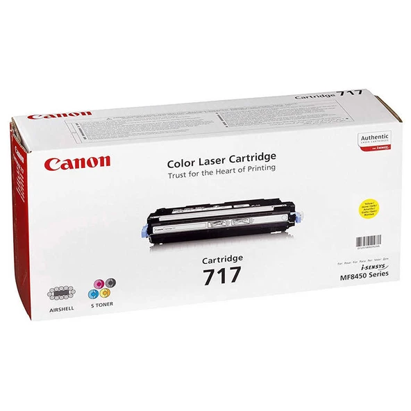 Canon CRG-717-2575B002 Sarı Orijinal Toner ürün görseli