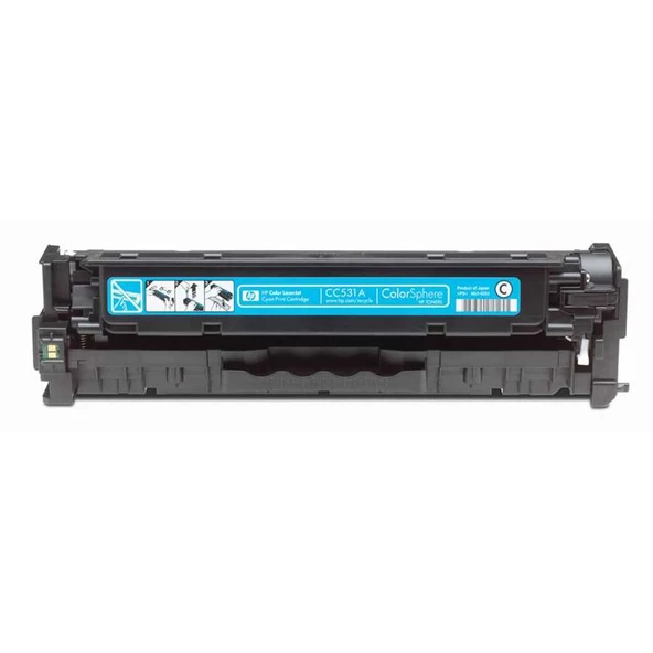 Hp 304A-CC531AC Mavi Orijinal Toner - Resim 2