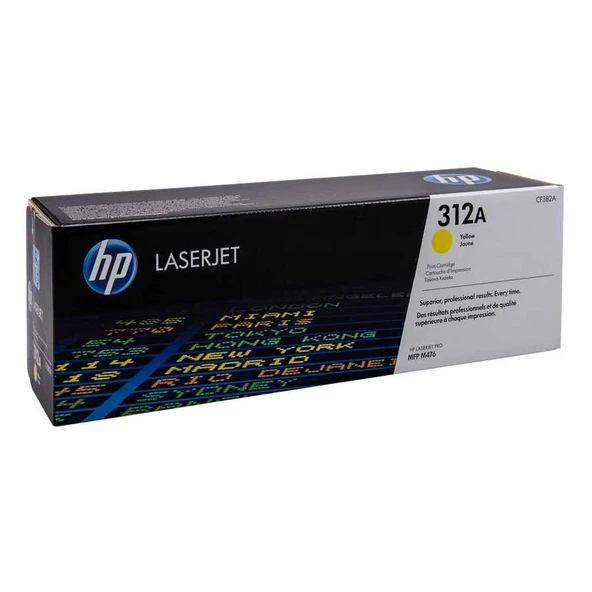 Hp 312A-CF382A Sarı Orijinal Toner ürün görseli
