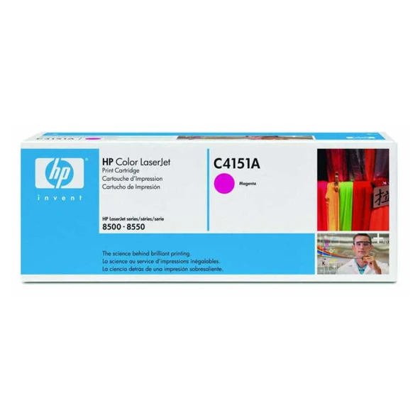 Hp C4151A Kırmızı Orijinal Toner-Mavi Kutu ürün görseli