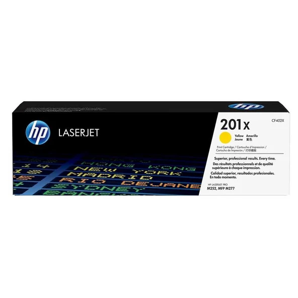 Hp 201X-CF402X Sarı Yüksek Kapasiteli Orijinal Toner ürün görseli