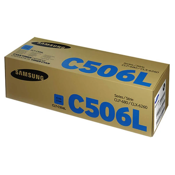 Samsung CLT-C506L-Hp SU042A Mavi Yüksek Kapasiteli Orijinal Toner - Resim 2