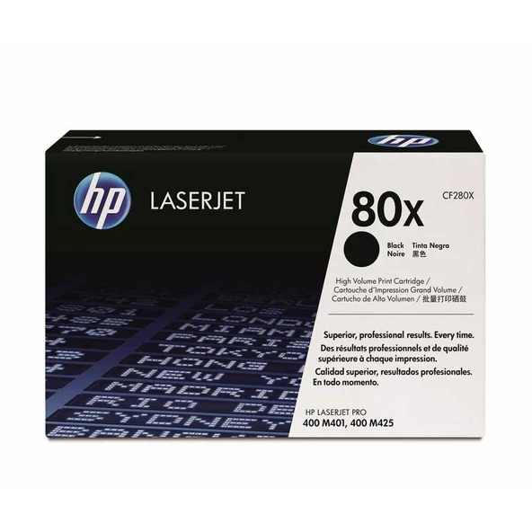 Hp 80X-CF280X Yüksek Kapasiteli Orijinal Toner ürün görseli