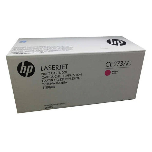 Hp 650A-CE273AC Kırmızı Orijinal Toner - Resim 2