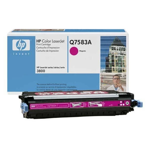 Hp 503A-Q7583A Kırmızı Orijinal Toner-Mavi Kutu ürün görseli 1