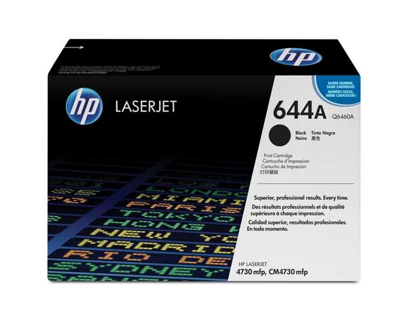 Hp 644A-Q6460A Siyah Orijinal Toner ürün görseli