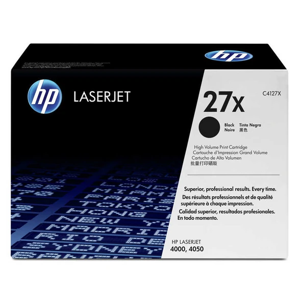 Hp 27X-C4127X Yüksek Kapasiteli Orijinal Toner ürün görseli