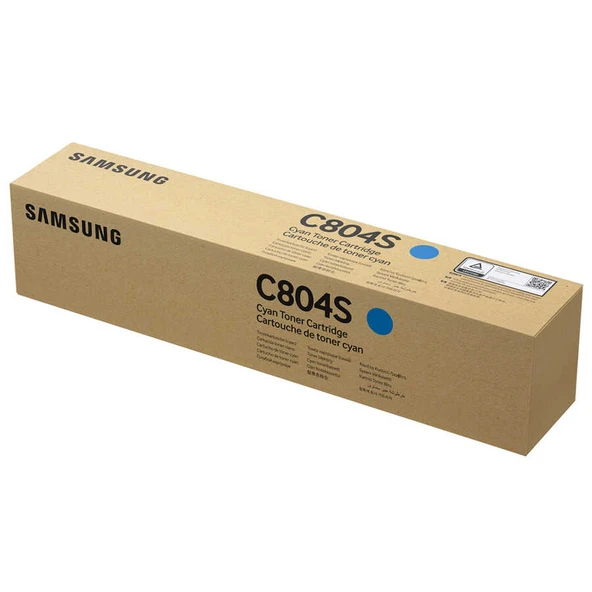 Samsung CLT-C804S-Hp SS547A Mavi Orijinal Toner - Resim 2