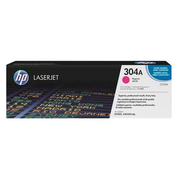 Hp 304A-CC533A Kırmızı Orijinal Toner ürün görseli