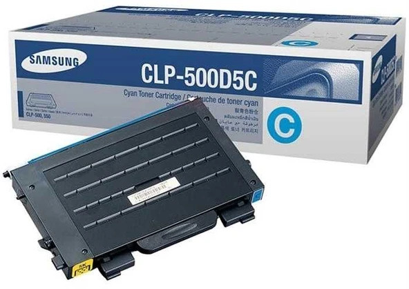 Samsung CLP-500 Mavi Orijinal Toner - Resim 2