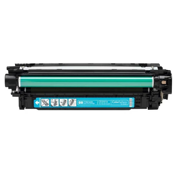 Hp 504A-CE251A Mavi Orijinal Toner - Resim 2