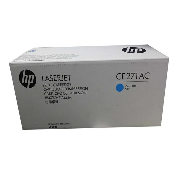 Hp 650A-CE271AC Mavi Orijinal Toner ürün görseli