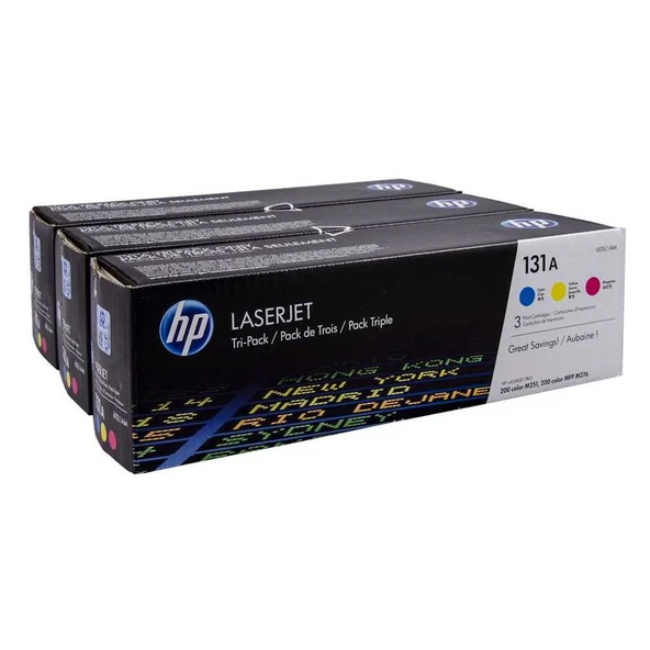 Hp 131A-U0SL1AM Renkli Orijinal Toner Paketi ürün görseli