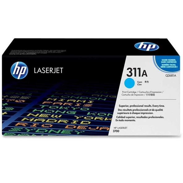 Hp 311A-Q2681A Mavi Orijinal Toner ürün görseli