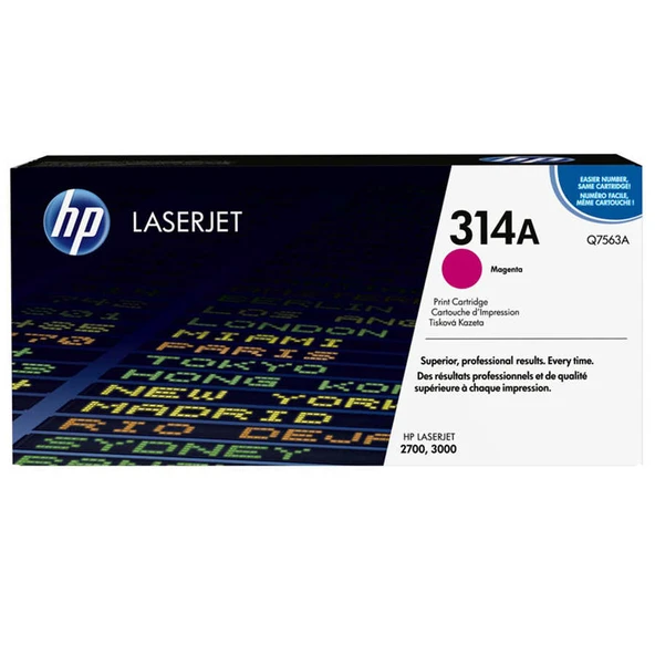 Hp 314A-Q7563A Kırmızı Orijinal Toner ürün görseli